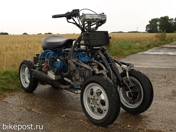 Прототип четырехколесного мотоцикла 4-MC