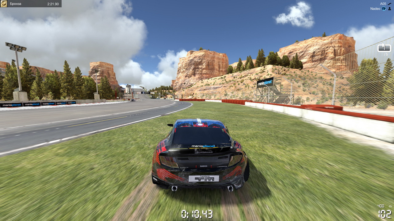 TrackMania 2 - Canyon (RePack) [2011, Arcade / Racing (Cars) / Logic (Puzzle) / 3D]