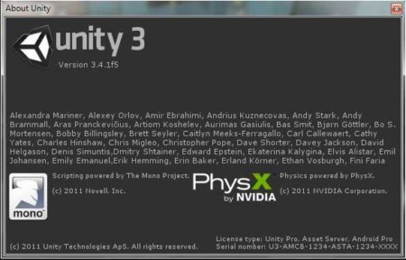 Unity 3D Pro 3.4.1f5 Cracked (MAC)