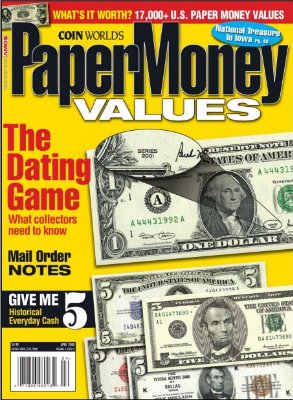 Paper Money Values (April 2008)