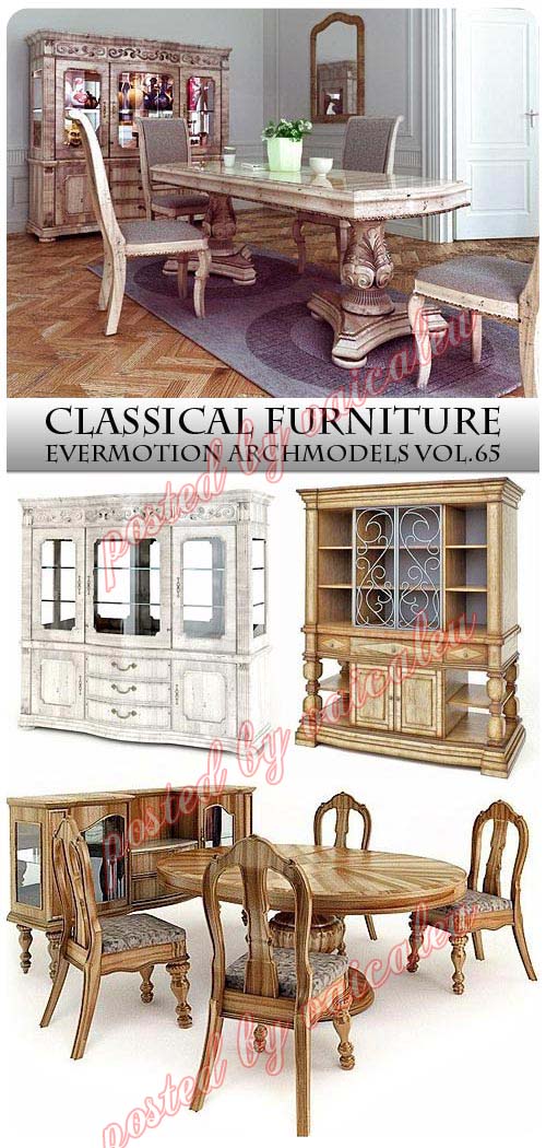 (3D) Models Classical Furniture