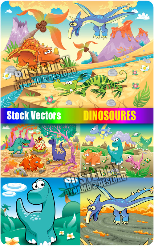 Dinosoures - Stock Vectors