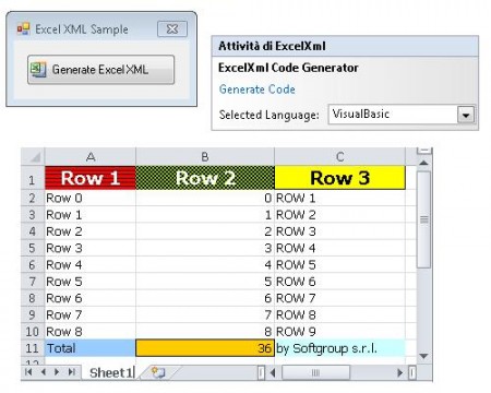 Softgroup .NET Excel Xml 2.0.4316