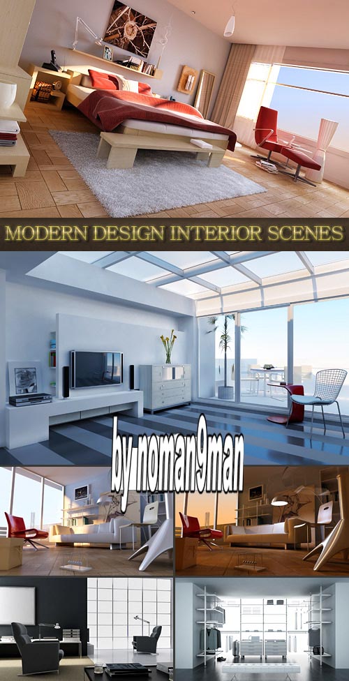 (3D) Modern Design Interior Scenes