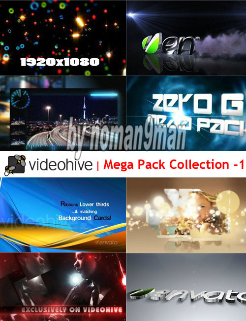 Videohive Projects Mega Pack Vol -1