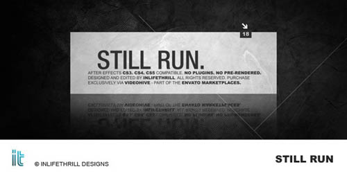 Videohive Still Run 286304 - After Effects Project