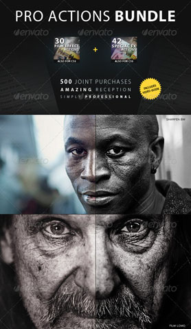 Graphicriver PROActions Bundle - Film & Special Effects