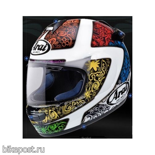 Новые расцветки шлема Arai Vector-2