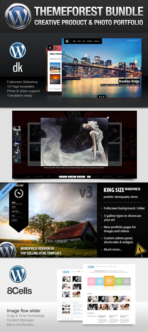 ThemeForest Wordpress Photo Design Premium Themes