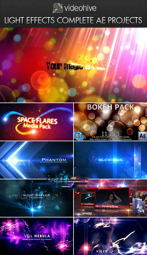 VideoHive Light Effects AE Projects | 1.06 GB