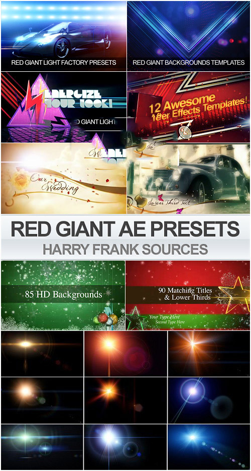 [Footage]Harry Frank After Effects Projects & Presets Bundle
