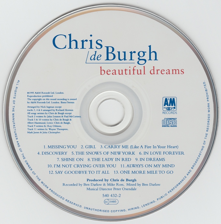 Torrent Chris De Burgh Beautiful Dreams Society
