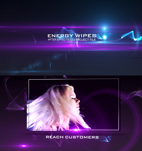 VideoHive Energy Wipes - Projects for After Effects - 256 mb