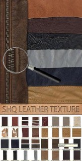 SHQ Leather Texture Pack. JPEG - 3400 X 4600