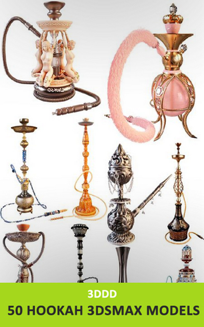 3DDD Collection - 50 Hookah