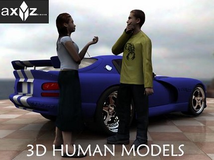 AXYZ - 3D Human Models Collection 1