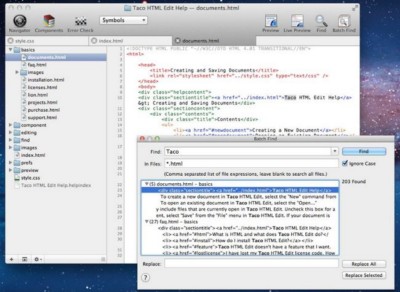 Taco HTML Edit v3.0.3 MacOSX