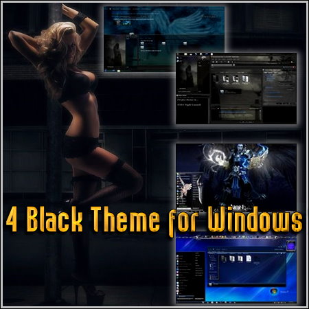 4 Black Theme for Windows 7