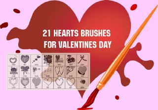 21 Hearts Brushes for Valentines Day.ABR