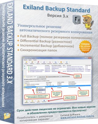 Exiland Backup Standard 3.2 Repack+Portable (Rus/2012)