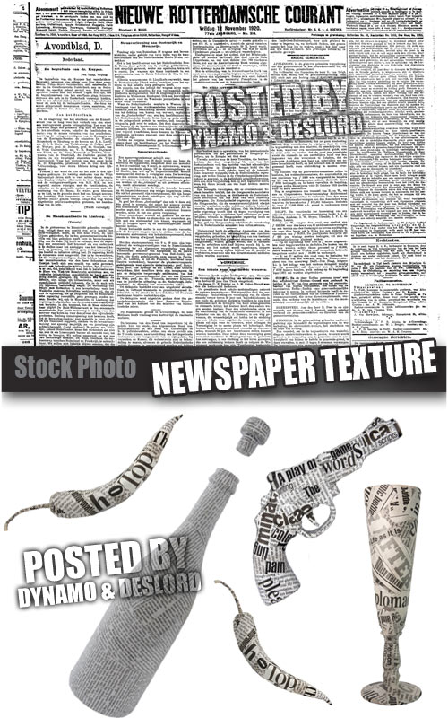 Newspaper texture - UHQ Stock Photo