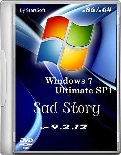 Windows 7 SP1 Sad Story By StartSoft v 9.2.12 (x86/x64/2012/Rus)