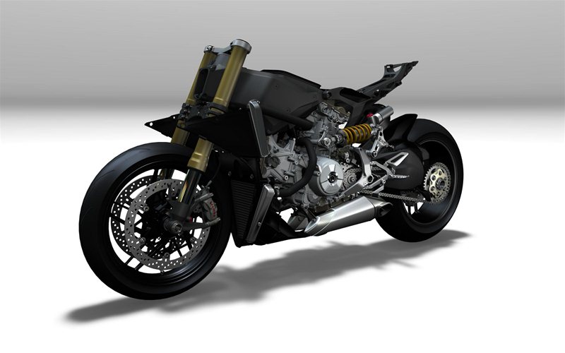 Ducati 1199 Panigale - трехмерный дизайн