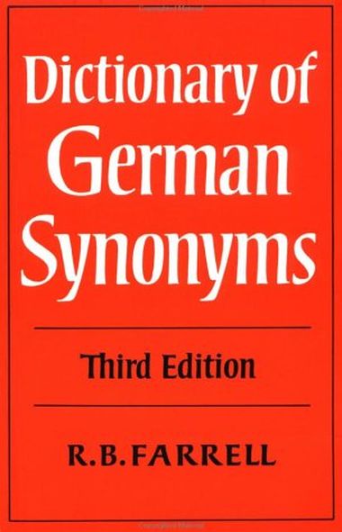 Dictionary of German Synonyms (Repost)