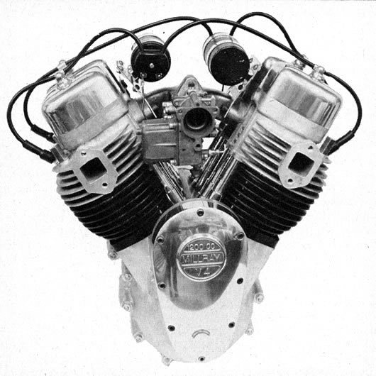 Мотоциклетный двигатель Millray V4 1969