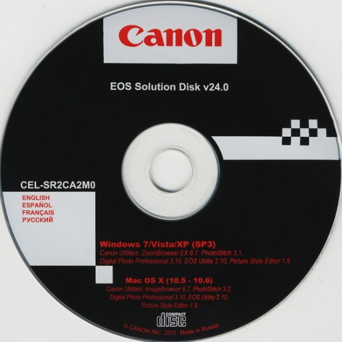 Canon EOS DIGITAL Solution Disk v24.0