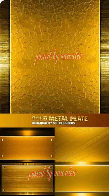 Backgrounds for Photoshop Gold Plate