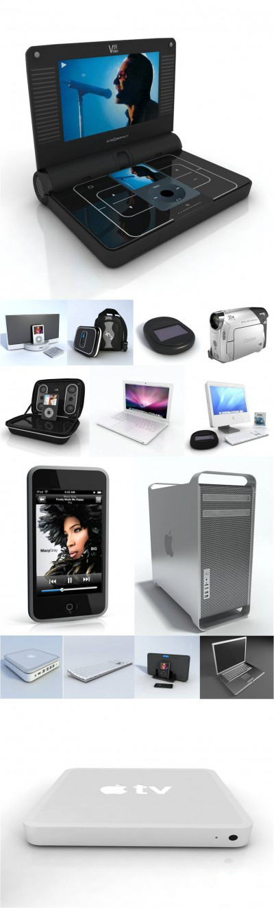 Collection of 3D models from Apple.