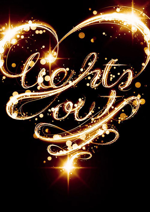 Create light painted typography in Photoshop