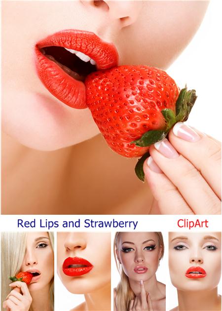 Red Lips and Strawberry REUPLOAD