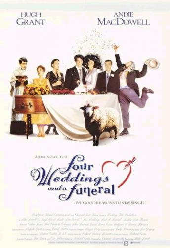 Четыре свадьбы и одни похороны / Four Weddings and a Funeral (1993) DVDRip