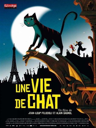 Кошачья жизнь / Une Vie de Chat (2010) HDRip