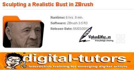 Digital Tutors - Sculpting a Realistic Bust in ZBrush 3.5 