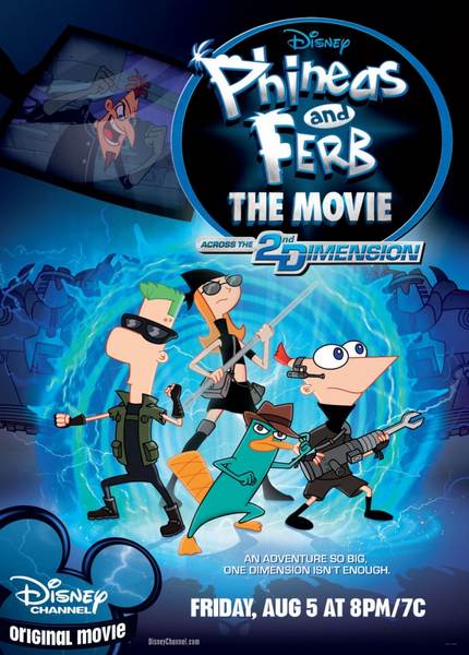 Финес и Ферб: Покорение второго измерения / Phineas and Ferb the Movie: Across the 2nd Dimension (2011/DVDRip/ENG)