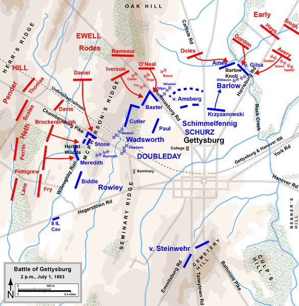 Битва при Геттисбёрге (1-3 июля 1863) 736fcb388cce6d93664038b7b10d4912
