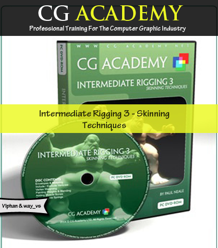 CG Academy “ Intermediate Rigging 3: Skinning Techniques