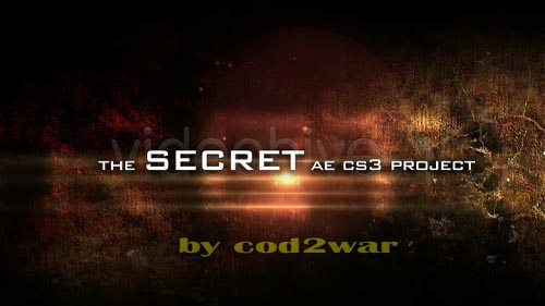 Videohive The Secret After Effects project