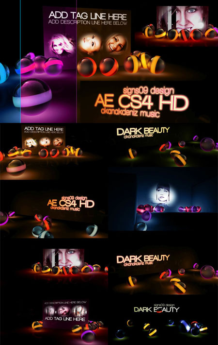 Videohive - Dark Beauty HD - Projects for After Effects