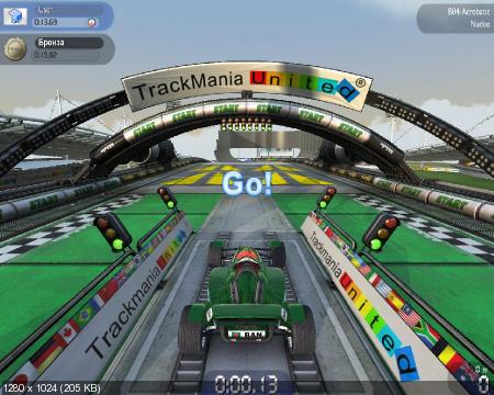TrackMania Nations Forever 2.11.26 + Portable (2009/PC/RUS)